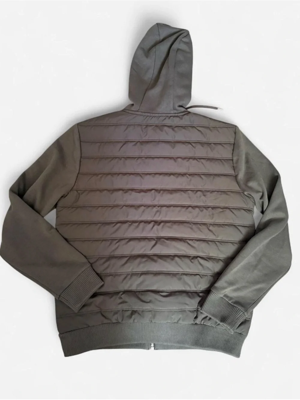 Autograph Olive Quilted Hooded Puffer Jacket